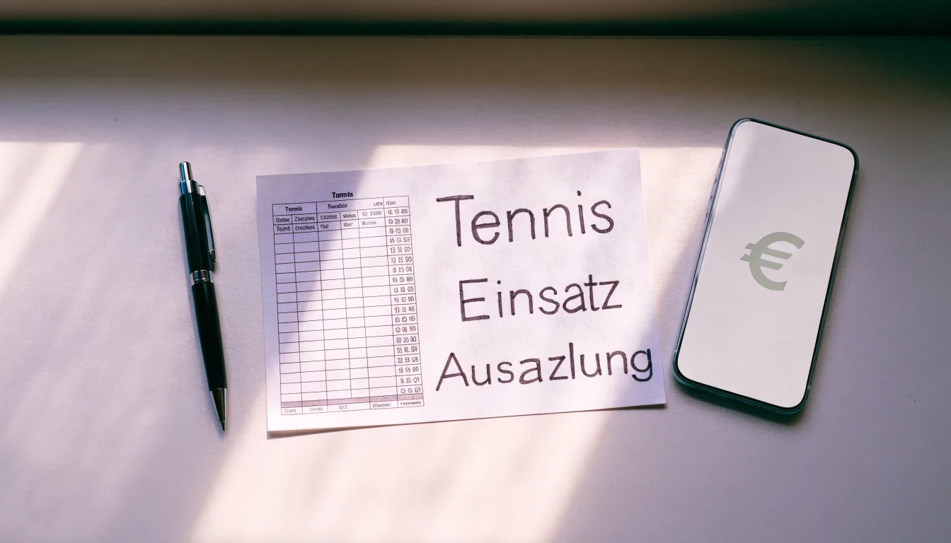 Eine Messingwaage und ein Richterhammer aus Holz stehen auf einem hellen Tisch vor unscharfem Hintergrund.