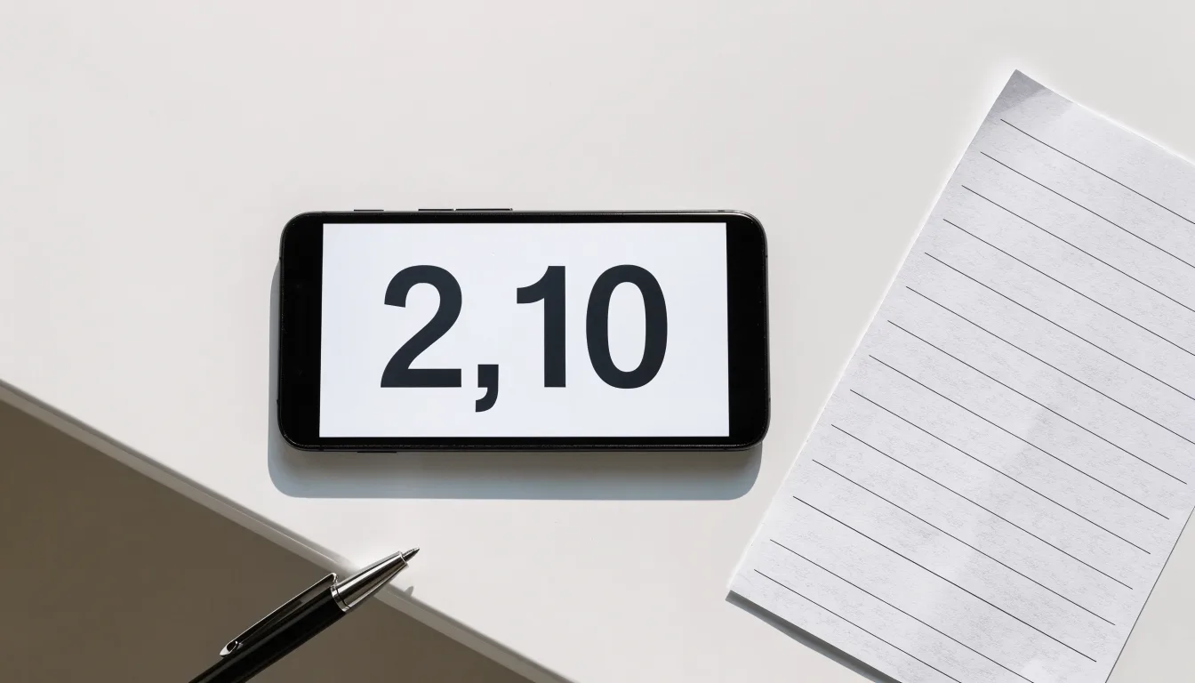 Ein leerer Papier-Wettschein liegt neben einem Smartphone mit dunklem Display auf einer hellen Tischplatte, daneben ein Kugelschreiber.